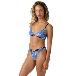 Psd Underwear Women Thong Playboy-Denim Mesh Size Large